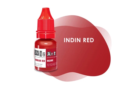 Пігмент WizArt Indian Red для перманентного макіяжу губ 10 мл