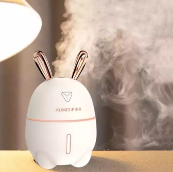 Зволожувач повітря і нічник Humidifier Rabbit Y105 Білий 200 мл