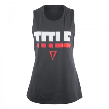 Жіноча майка TITLE BOXING MUSCLE TANK сірий M (0012)