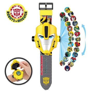 Игровой набор Проекционные Часы Projector Watch Трансформер Бамблби - Bumblebee с 24 видами изображениями героев мультфильма