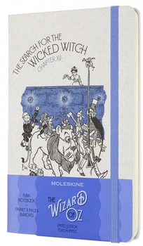 Блокнот Moleskine Wizard of Oz Відьма середній 13 х 21 см нелінований фіолетовий