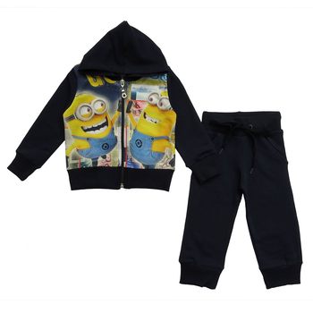 Костюм Kids Wear Minions для мальчика 80 см Темно-синий 11836