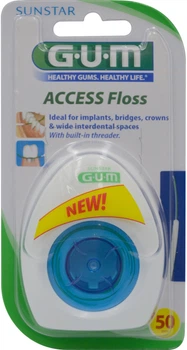 Зубна нитка GUM Access Ортодонтична 50 м (7630019900928)