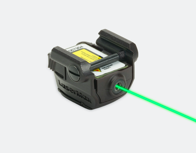 Лазерний целеуказатель LaserMax GREEN MICRO II на планку Пикатинни (зелений, 532 нМ, двостороннє управління)
