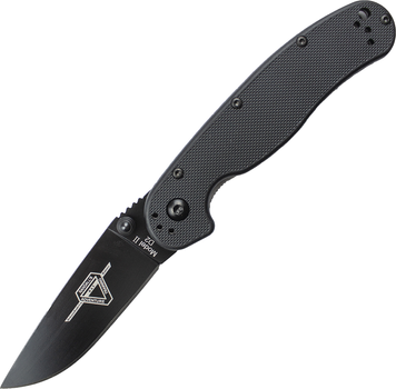 Нож Ontario RAT-II D2 Black Black (ON8830)
