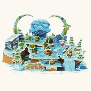 3D Пазл Plants vs Zombies Битва за пещеру Черепа (Растения против зомби)