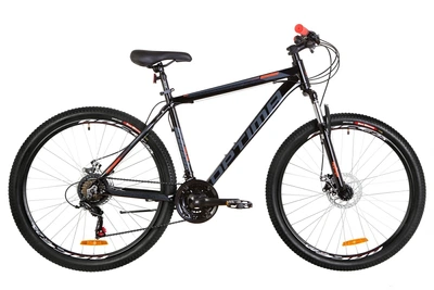 Велосипед 27.5" Optimabikes MOTION AM 14G DD алюминиевый 2019 (черно-оранжевый) OptimaBikes OPS-OP-27.5-026