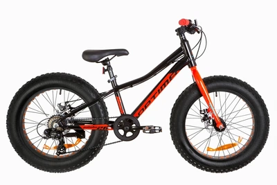 Велосипед 20" Optimabikes PалюминиевыйADIN 14G DD алюминиевый 2019 (черно-красный) OptimaBikes OPS-OP-20-006