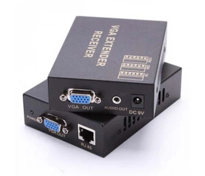 Адаптер Voltronic (YT-AEC VGA-100m/13860) VGA-RJ-45 Black