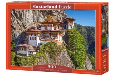 Пазлы для взрослых Вид на Paro Taktsang Бутан 500 элементов картонный набор для сборки картины в подарок развивающая игра для досуга