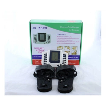 Акупунктурный массажер для всего тела и ног Echo Massager JR-309A с тапочками для массажа Белый