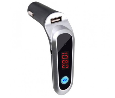 FM модулятор для авто Touch sound Car S7 4в1 Bluetooth USB microSD трансмиттер автомобильный плеер Черный с серебристым 1003593421