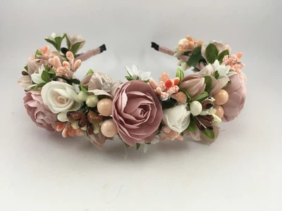 Вінок Handmade Ukrainian 9871 кремовий