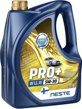 Моторна олива Neste Pro+ W LL-III 5W-30 4 л VW 504.00/507.00 (117845) (СТ-00052467)
