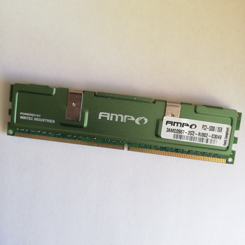 Игровая оперативная память Wintec AMPO DDR2 2Gb 667MHz PC2 5300U CL5 (3AMD2667-2G2-R) Б/У