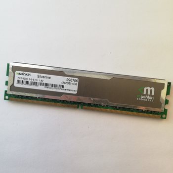 Игровая оперативная память Mushkin DDR2 2Gb 667MHz PC2 5300U CL5 (996756) Б/У