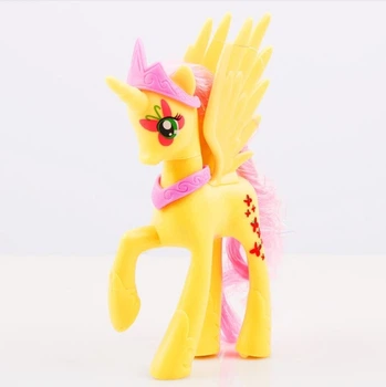 Фігурка Коня My Little Pony K1 Флаттершай 14 см (Мій маленький поні Іграшка для дівчаток Єдиноріг)