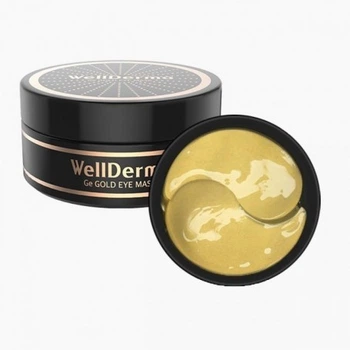 Гидрогелевые патчи с германием и золотом WELLDERMA ЗОЛОТО Ge Gold Eye Mask, 60 шт