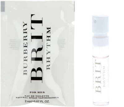 Пробник Туалетная вода для женщин Burberry Brit Rhythm 2 мл (5045415437039)