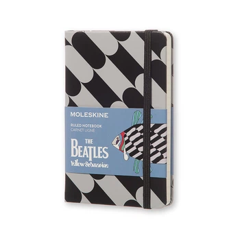 Блокнот Moleskine Limited The Beatles карманный 192 страницы в линию Рыба 9х14 см (8055002851565)