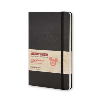 Блокнот Moleskine Limited Disney карманный 192 страницы в линию Черный 9х14 см (9788866137887)