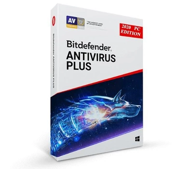 Лицензионный антивирус BitDefender Antivirus Plus 2020 операционную систему Windows 7/8/10 (Лицензия на 3 года на 10 ПК)