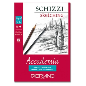 Альбом на спіралі для малюнка Accademia (альбом А4 200г 30л)