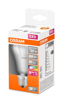 Светодиодная лампа Osram LED Star+ DIM A60 9W (806Lm) Е27 (4058075430754)