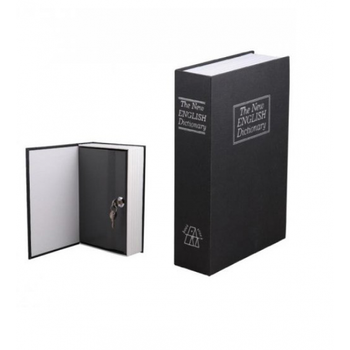 Книга-сейф MK 0790 металл/картон (Черная)