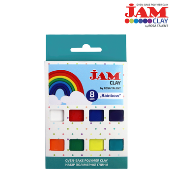 Набор полимерной глины Rainbow Jam Clay 8х20г