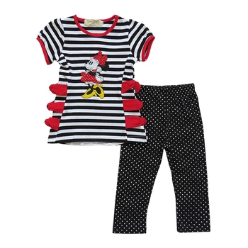 Костюм Minnie Mouse Samgami baby для девочки 80 см Белый с черным 4676