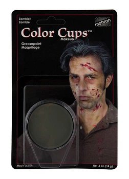 MEHRON Кремовый грим Color Cups, Zombie Flesh (Плоть зомби), 12 г