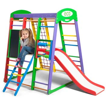 Спортивный комплекс для дома SportBaby Акварелька Plus 3