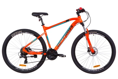 Велосипед 29" Optimabikes F-1 AM 14G HDD алюминиевый 2019 (оранжево-бирюзовый) OptimaBikes OPS-OP-29-080