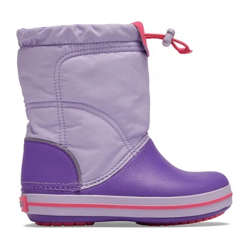 Дитячі зимові чоботи Crocs Kids LodgePoint Boot С8 25 Фіолетовий на затягуванні