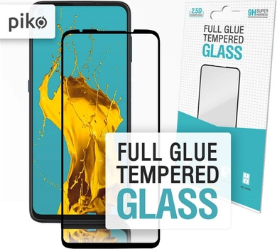 Защитное стекло Piko Full Glue для Motorola Moto G9 Plus Black (1283126505768)