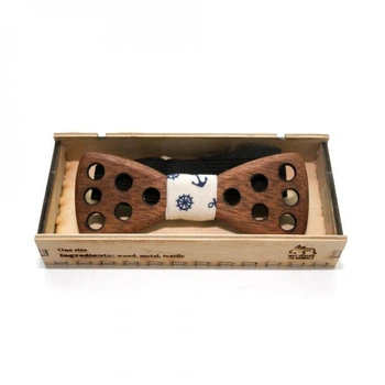 Деревянная Галстук Бабочка Goode'n Wooden 12,5х4,7 см (acs0002548)