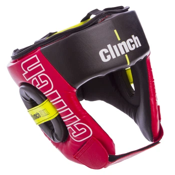Шлем боксерский открытый Clinch Heroe C142 размер M Red-Black