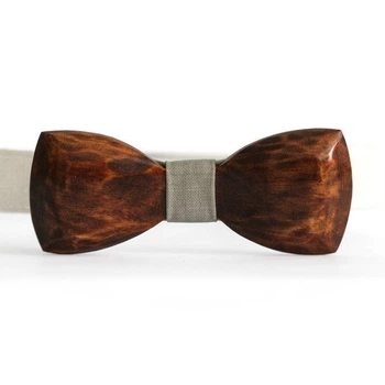 Деревянная галстук-бабочка 11,5х4,5 см Gofin wood (2000000304137)