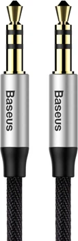 Кабель Baseus Yiven Audio Cable M30 1.5 м Silver/Black (CAM30-CS1)