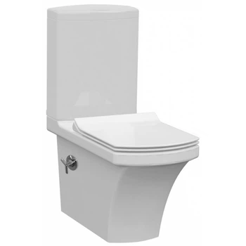 Унитаз напольный Idevit Vega с функцией биде, с сидением и вентилем SETK2804-0307-001-1-6200 белый (29973)