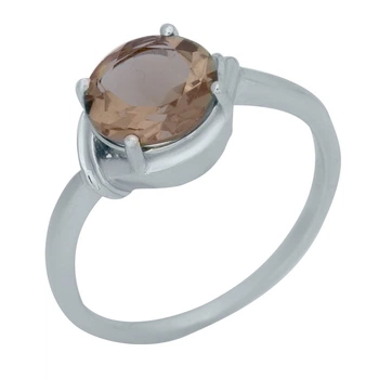 Серебряное кольцо с Султанит султанитом 1.637ct, вес изделия 2,46 гр (1983492)
