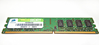 Оперативная память Corsair ValueSelect DDR2 SDRAM 2GB PC2-5300 Б/у CL5