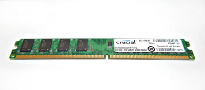Оперативная память Crucial DDR2 SDRAM 2GB PC2-5300 CL5 Б/у Low Profile