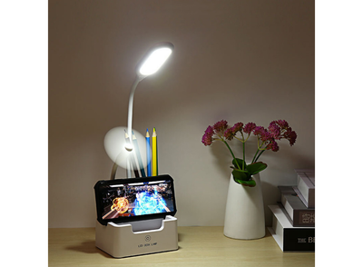 Led лампа настольная с PowerBank и вентилятором подставкой (bl000133)