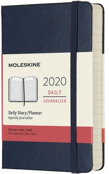 Ежедневник Moleskine 2020 9 х 14 см 400 страниц Сапфир (8058647628752)