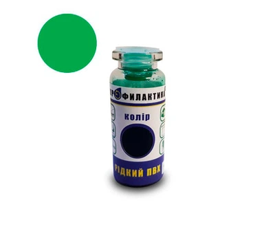 Жидкий ПВХ клей Diamant PVC-10-6 - зеленый, 10 г