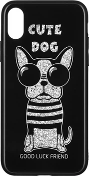 Панель WK WPC-087 для Apple iPhone Xs Cute Dog Black (681920360742)