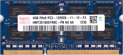 пам'ять Hynix DDR3 SO-DIMM 1600 4Gb CL11 1.5v (HMT351S6EFR8C-PB)