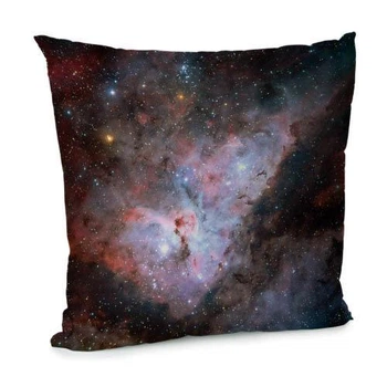 Подушка диванна з оксамиту Космос 45x45 см